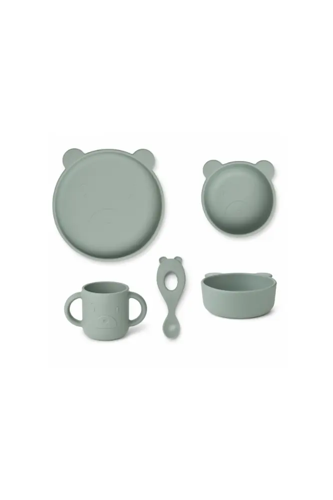 coffret repas silicone enfant liewood