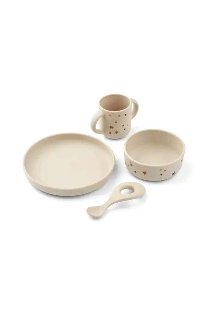 ensemble repas enfant silicone liewood