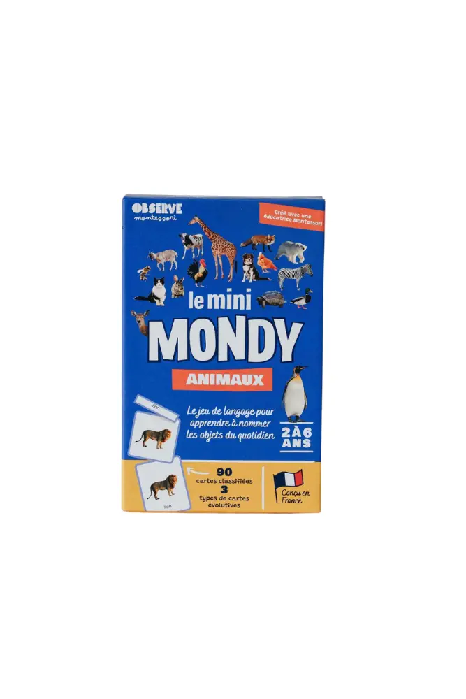 mini mondy des animaux observe montessori