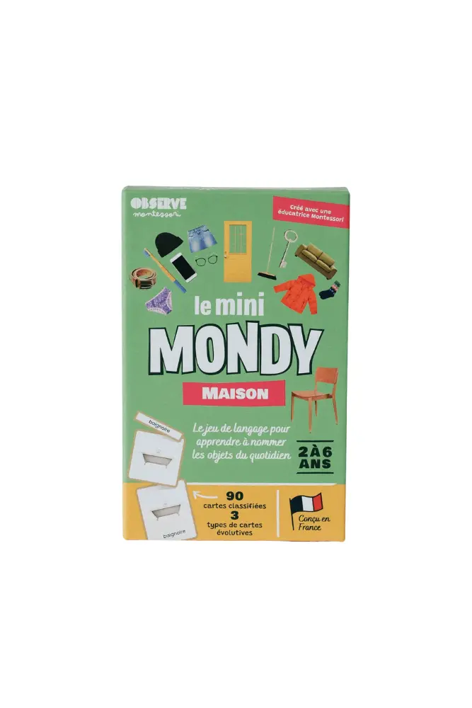 mini mondy maison pour enfant dès 2 ans.