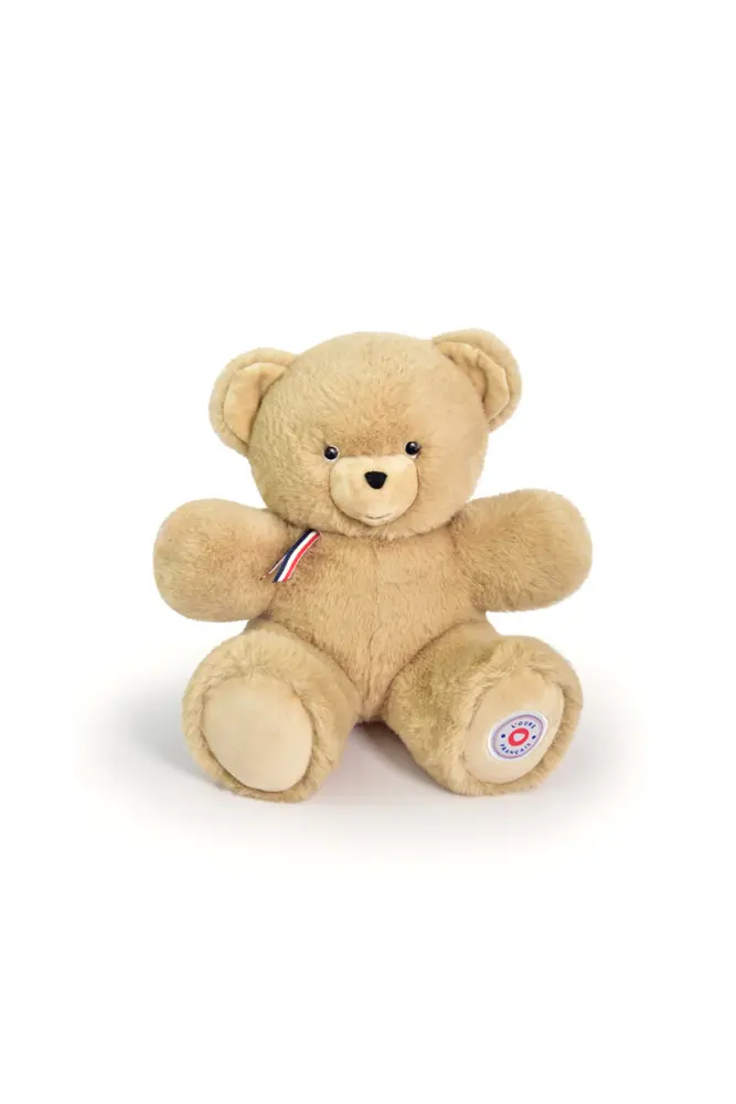 peluche ours francais beige