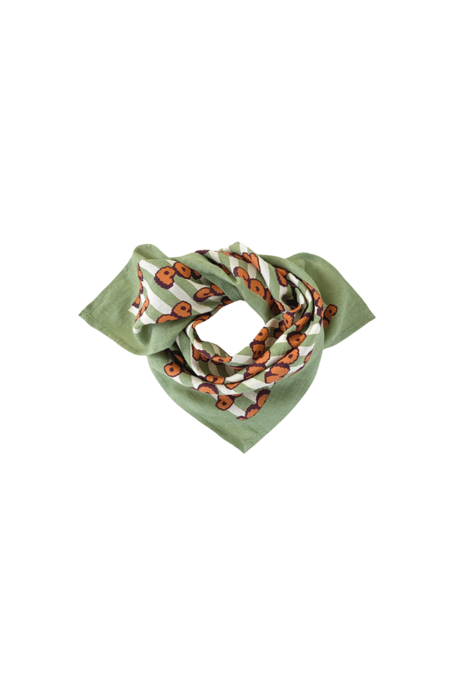 foulard petit modèle imprimé popcorn de la marque apaches collection